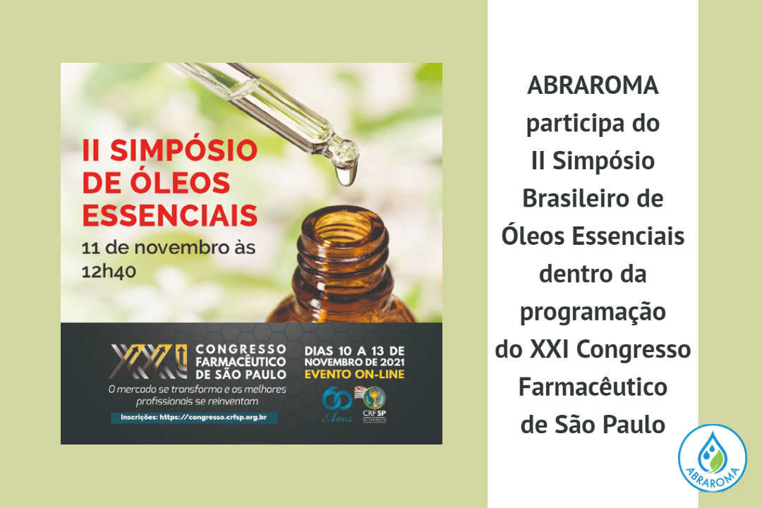 ABRAROMA participa do XXI Congresso Farmacêutico de São Paulo